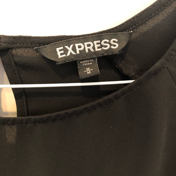 Express Black Shirt Sz Medium - Picture 2 of 4